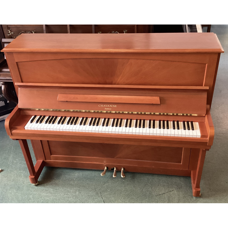 Piano Droit CHAVANNE 122 cm finition Bois Satiné