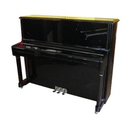 PIANO DROIT Wilh.Steinberg P-125 E Noir Brillant/Chrome