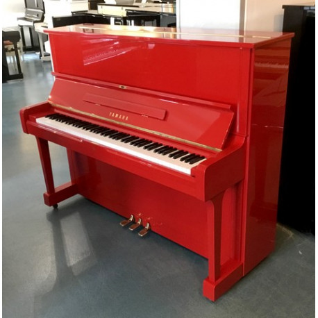 Piano Droit YAMAHA U1 121cm Rouge brillant