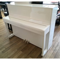 Piano occasion Droit SCHIMMEL 120 International Blanc brillant