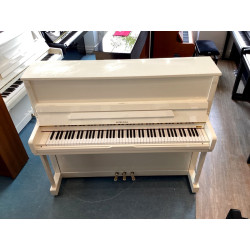 Piano Droit SCHLOGL Bohemia 123 Exclusive Blanc brillant