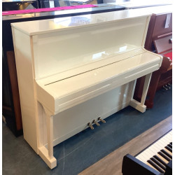 Piano Droit SCHLOGL Bohemia 123 Exclusive Blanc brillant