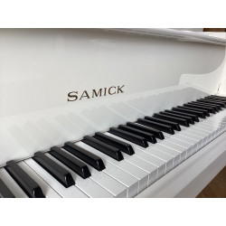 Piano à queue SAMICK SIG-48 Blanc Brillant 148 cm