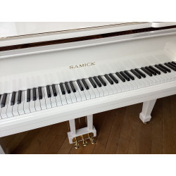 Piano à queue SAMICK SIG-48 Blanc Brillant 148 cm
