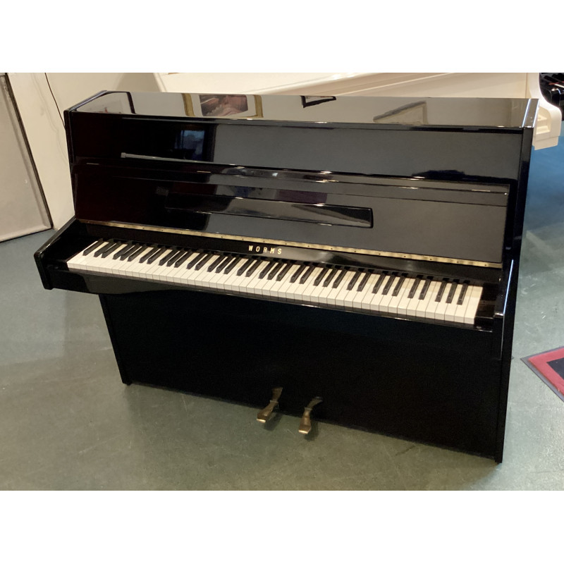 Piano droit WORMS EC-109 Noir Brillant 109 cm Piano droit WORMS EC-109 Noir Brillant 109 cm