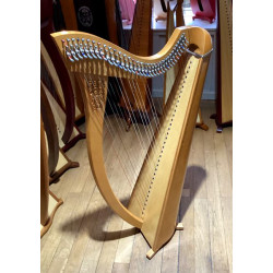 Harpe CAMAC, modèle AZILIZ 34 cordes Erable Naturel