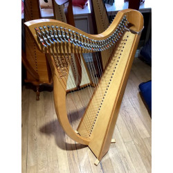 Harpe CAMAC, modèle AZILIZ 34 cordes Erable Naturel