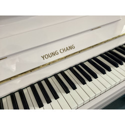 Piano droit Silent YOUNG CHANG GE-121 Blanc Brillant 121 CM