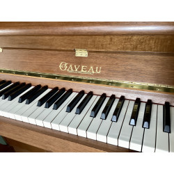 Piano droit GAVEAU LG 114 cm Noyer Satiné