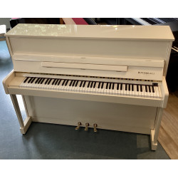 Piano Droit RAMEAU Lutèce Blanc Brillant 115 cm