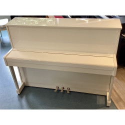 Piano Droit RAMEAU Lutèce Blanc Brillant 115 cm