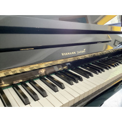Piano droit HERMANN JACOBI 108M Noir Brillant