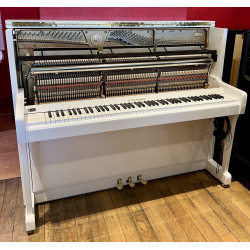 Piano droit W.Hoffmann V120 Silent finition blanc brillant
