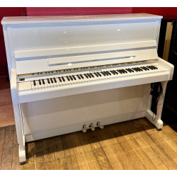 Piano droit W.Hoffmann V120 Silent finition blanc brillant