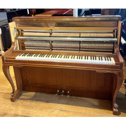 Piano droit AUGUST FÖRSTER modèle "Super" 116cm finition noyer satiné