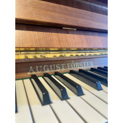 Piano droit AUGUST FÖRSTER modèle "Super" 116cm finition noyer satiné