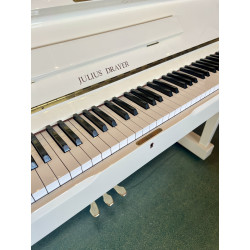 PIANO DROIT JULIUS DRAYER SU-121 BLANC BRILLANT