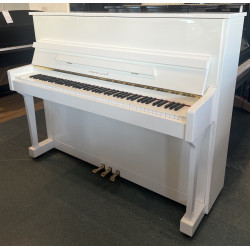 PIANO DROIT Hermann Jacobi UP-117 Blanc brillant