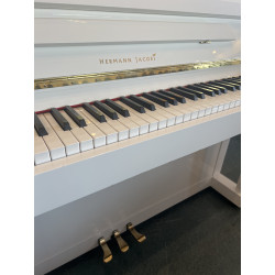 PIANO DROIT Hermann Jacobi UP-117 Blanc brillant