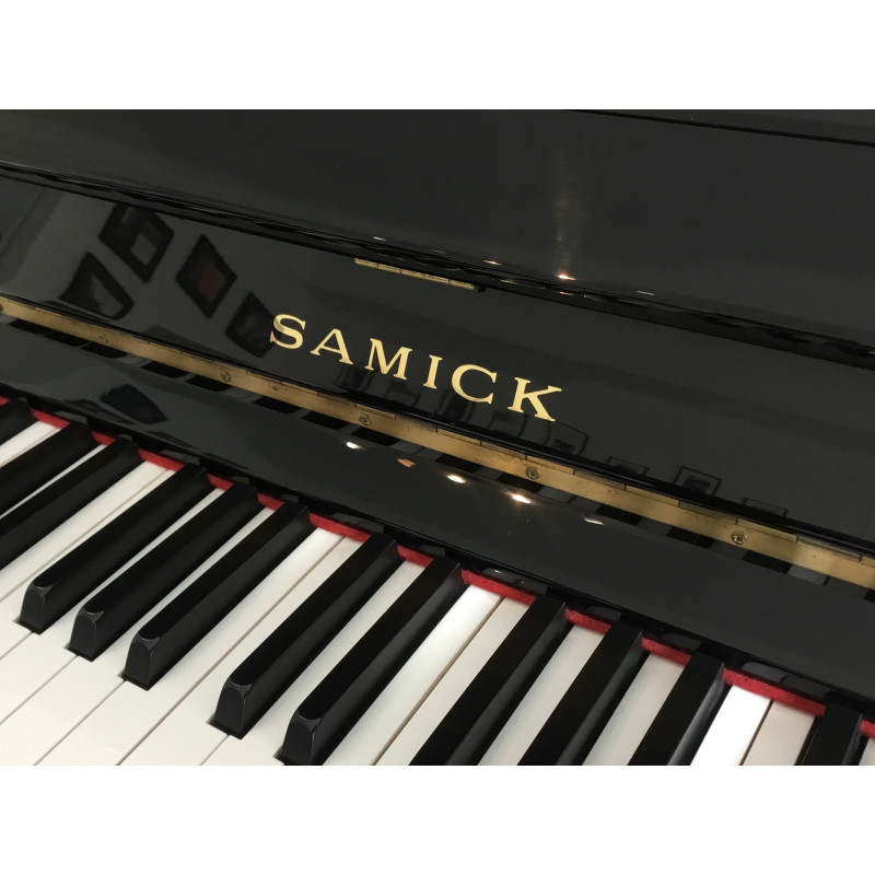 Piano droit SAMICK SU-118 Noir Brillant 121 cm