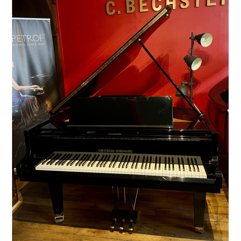 PIANO A QUEUE GROTRIAN STEINWEG 189 cm finition noir brillant