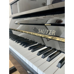 PIANO DROIT SAUTER Carus 114 finition Noir Brillant
