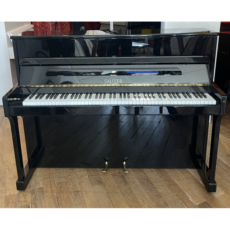 PIANO DROIT SAUTER Carus 114 finition Noir Brillant PIANO DROIT SAUTER Carus 114 finition Noir Brillant