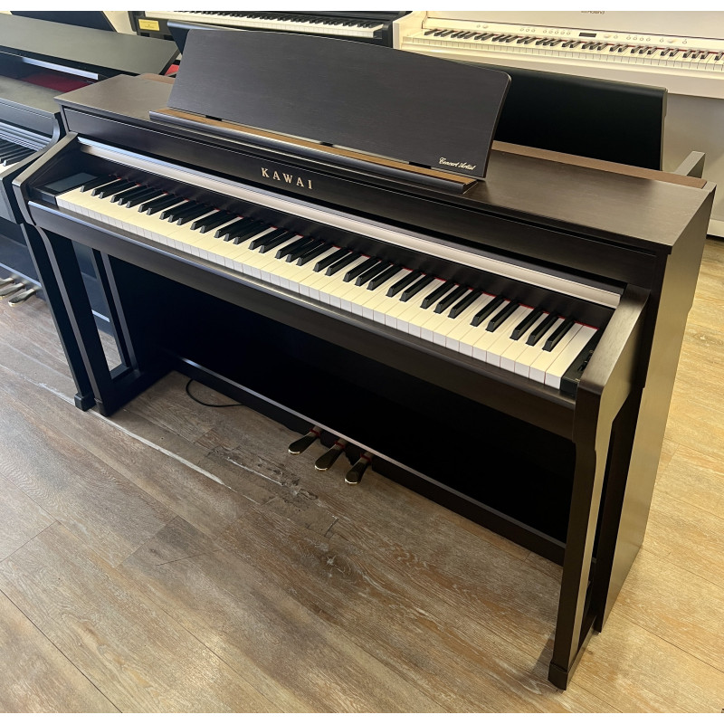OCCASION KAWAI CA78 Bois de rose piano numérique meuble OCCASION KAWAI CA78 Bois de rose piano numérique meuble