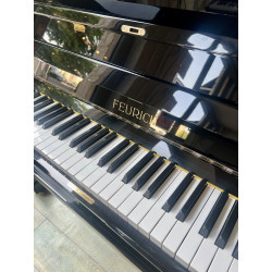 Piano droit FEURICH F-123 Noir Brillant