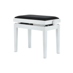 Banquette réglable, blanc brillant et assise blanche, mécanique double performance ***Nouvelle référence***