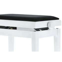 Banquette réglable, blanc brillant et assise blanche, mécanique double performance ***Nouvelle référence*** Banquette réglable, blanc brillant et assise blanche, mécanique double performance ***Nouvelle référence***
