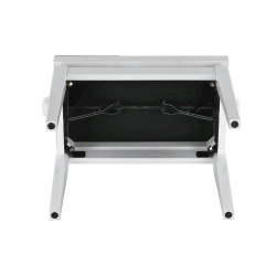 Banquette réglable, blanc brillant et assise blanche, mécanique double performance ***Nouvelle référence*** Banquette réglable, blanc brillant et assise blanche, mécanique double performance ***Nouvelle référence***
