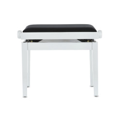 Banquette réglable, blanc brillant et assise blanche, mécanique double performance ***Nouvelle référence*** Banquette réglable, blanc brillant et assise blanche, mécanique double performance ***Nouvelle référence***