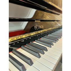 Piano droit PETROF P118 Noir Brillant