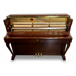 Piano Droit SCHIMMEL 112/9 avec 2 lampes acajou et banquette Piano Droit SCHIMMEL 112/9 avec 2 lampes acajou et banquette