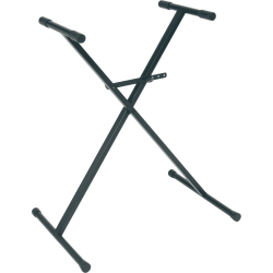 STAND X NOIR POUR PIANOS NUMÉRIQUE ET CLAVIERS PORTABLES