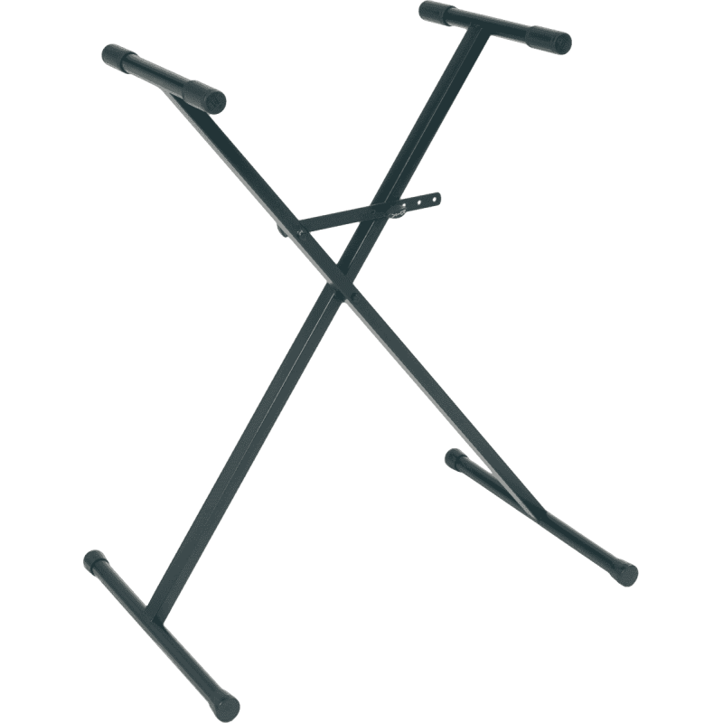 STAND X NOIR POUR PIANOS NUMÉRIQUE ET CLAVIERS PORTABLES