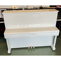 YAMAHA U1 Blanc Brillant Piano Droit