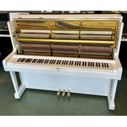 YAMAHA U1 Blanc Brillant Piano Droit
