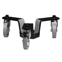 Jeu de 3 roulettes de transport pour pianos à queue