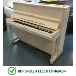 Piano droit Hyundai By Samick U-838N 121cm Blanc brillant
