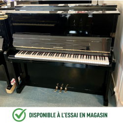 Piano droit ED SEILER 131 cm finition noir brillant