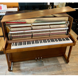 Piano droit Hellas Heroica 116 cm Noyer Satiné