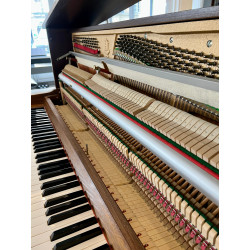 Piano droit Hellas Heroica 116 cm Noyer Satiné