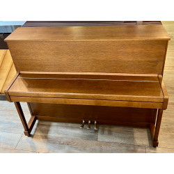 Piano droit Hellas Heroica 116 cm Noyer Satiné
