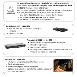 Samick S-105 Piano Droit couleur Noyer Satiné