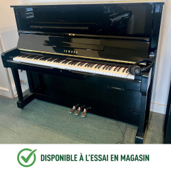 YAMAHA U1 SILENT 121cm Piano Droit Noir brillant