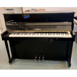 Piano Droit RAMEAU 118 Camargue Renner Noir brillant