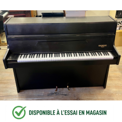 Piano Droit Rameau Beaucaire Noir Mat 115 cm