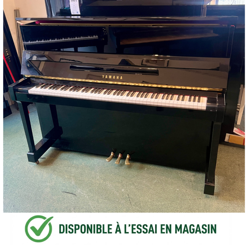 Piano Droit Yamaha E116 Finition Noir Brillant